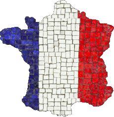 Drapeaux Europe France National Carte 