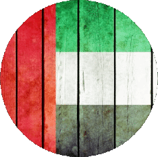 Flags Asia United Arab Emirates Round 