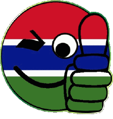 Bandiere Africa Gambia Faccina - OK 