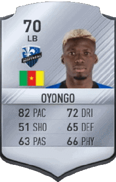 Multimedia Videospiele F I F A - Karten Spieler Kamerun Ambroise Oyongo 