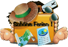Messages Allemand Schöne Ferien Fond Transparent 13 