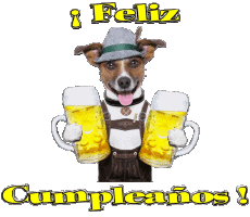 Mensajes Español Feliz Cumpleaños Animales 003 
