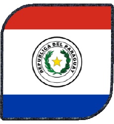 Fahnen Amerika Paraguay Platz 