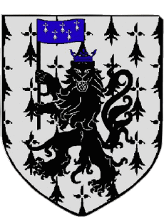 Blasón-Banderas Francia Departamentos - Ciudades 56 PLOERMEL 