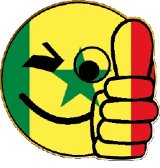 Bandiere Africa Senegal Faccina - OK 