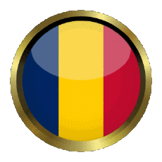 Flags Africa Chad Round - Rings 