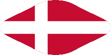 Bandiere Europa Danimarca Ovale 