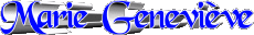 Vorname WEIBLICH - Frankreich M Zusammengesetzter Marie Geneviève 