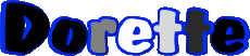 Vorname WEIBLICH - Deutschland D Dorette 