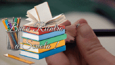 Messages Italian Buon Rientro a Scuola Animated Background 004 