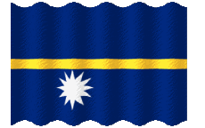 Drapeaux Océanie Nauru Ondulation 