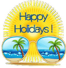 Mensajes Inglés Happy Holidays Fondo transparente 18 