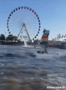 Humor -  Fun Transport Jet Ski Falls - Fail 