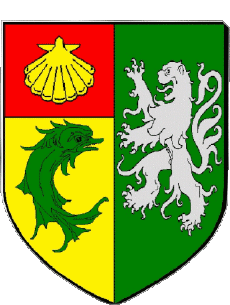 Blasone-Bandiere Francia Dipartimenti - Città 40 LABENNE Blasone