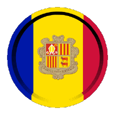 Flags Europe Andorra Round - Rings 