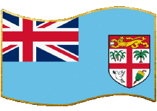 Flags Oceania Fiji Rectangle 