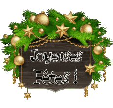 Messages French Joyeuses Fêtes (Noël) Serie 20 
