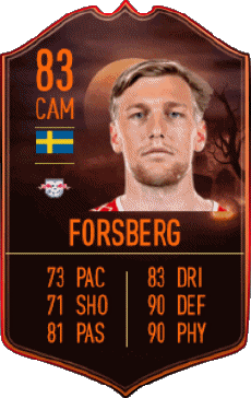 Multimedia Videospiele F I F A - Karten Spieler Schweden Emil Forsberg 