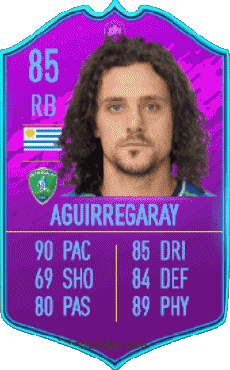 Multimedia Videospiele F I F A - Karten Spieler Uruguay Matías Aguirregaray 