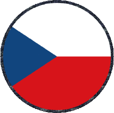 Bandiere Europa Repubblica Ceca Tondo 