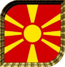 Fahnen Europa Mazedonien Plaza 