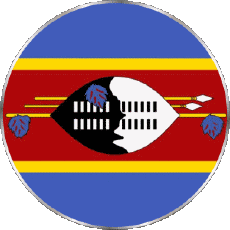 Bandiere Africa Eswatini Tondo 