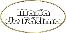 First Names FEMININE - Spain M Composed María de Fátima 