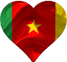 Fahnen Afrika Kamerun Verschiedene 