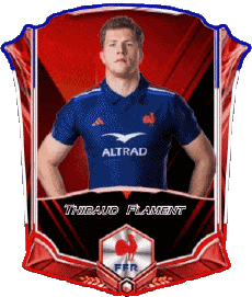 Sport Rugby - Spieler Frankreich Team 2025 Thibaud Flament 