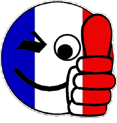 Fahnen Frankreich National Smiley - OK 