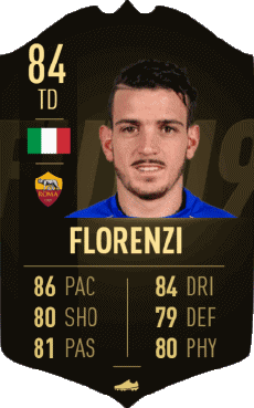 Multimedia Videogiochi F I F A - Giocatori carte Italia Alessandro Florenzi 