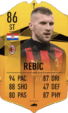 Multimedia Videogiochi F I F A - Giocatori carte Croazia Ante Rebic 