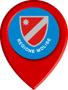 Flags Europe Italy Molise Location Pin 