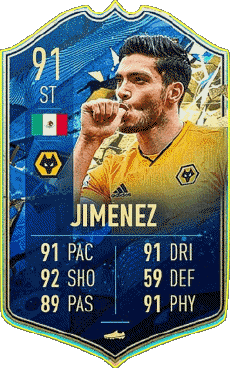 Multimedia Videospiele F I F A - Karten Spieler Mexiko Raúl Jiménez 