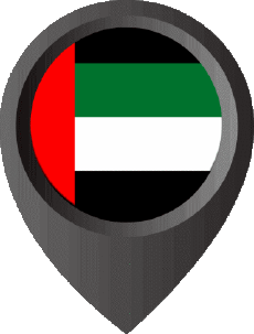 Bandiere Asia Emirati Arabi Uniti Perno di posizione 