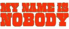Multimedia V International Mein name ist nobody - Terence Hill Englisches Logo 
