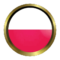 Fahnen Europa Polen Rund - Ringe 