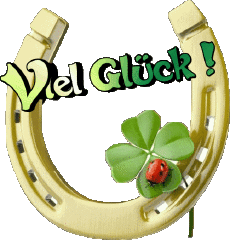 Messages German Viel Glück Transparent Background 08 