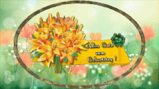 Mensajes Alemán Alles Gute zum Geburtstag Blumen Fondo animado 001 