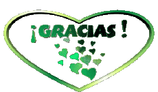Nachrichten Spanisch Gracias Herz 