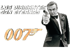 Multi Média Cinéma International James Bond 007 Les Diamants sont éternels Logo Espagnol 