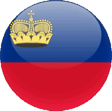Drapeaux Europe Liechtenstein Rond 