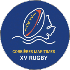 Sports Rugby Club France Logo Dept 11 Corbières Maritimes XV 
