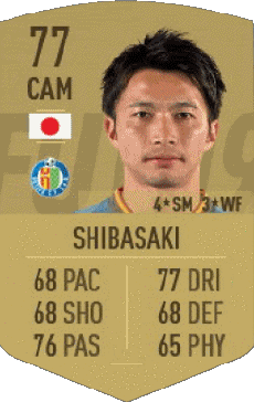 Multimedia Vídeo Juegos F I F A - Jugadores  cartas Japón Gaku Shibasaki 