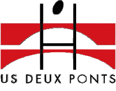 Sport Rugby Club Frankreich Logo Dept 38 US Deux Ponts 