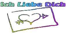 Messages Allemand Ich Liebe Dich Coeur 
