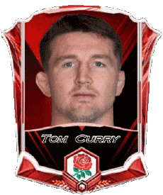 Sportivo Rugby - Giocatori Inghilterra Squadra 2025 Tom Curry 