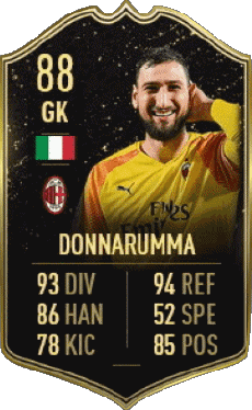 Multi Média Jeux Vidéo F I F A - Joueurs Cartes Italie Gianluigi Donnarumma 