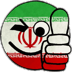 Bandiere Asia Iran Faccina - OK 