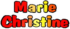 Prénoms FEMININ - France M Composé Marie Christine 